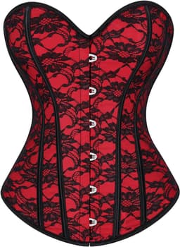Gothic Vintage Corset Top voor Dames — thumbnail 1