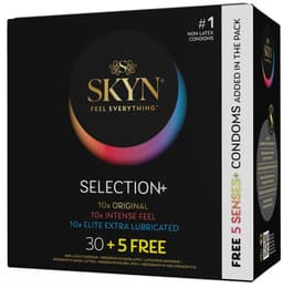 SKYN Selection+ - Condooms - Latexvrij comfort - Ultradun gevoel - Variatiepakket 35 stuks — thumbnail 3