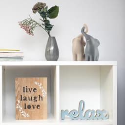 Decoratieve Olifanten Beeldjes Koppels voor Woondecoratie - Beige en Grijs Ornamenten - Set van 2 - Perfecte Cadeau Ideeën voor Valentijnsdag en Verjaardagen — thumbnail 2