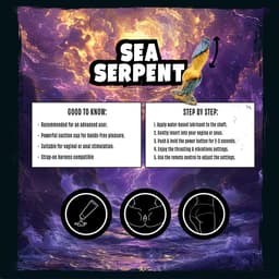 Mythical Mates - Sea Serpent Stotende Dildo - 26 cm — thumbnail 2