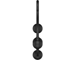EXCITE Medium Silicone Anal Beads - Black — thumbnail 11