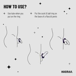 Hueman - Saturn - Vibrerende Cock- en Ball Ring - Oplaadbaar - Waterproof - Zacht Siliconen - Seksspeeltjes - Penisring - Cockringen - Cockring Vibrerend - Sex Toys voor Mannen - Cock Ring - Paars — thumbnail 17