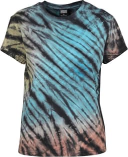 Dames Boyfriend T-Shirt met Tie Dye Print en Ronde Hals — thumbnail 2