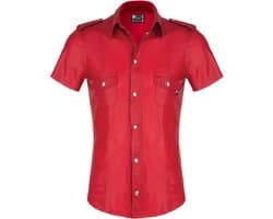 RM Carlo - rood shirt Size S