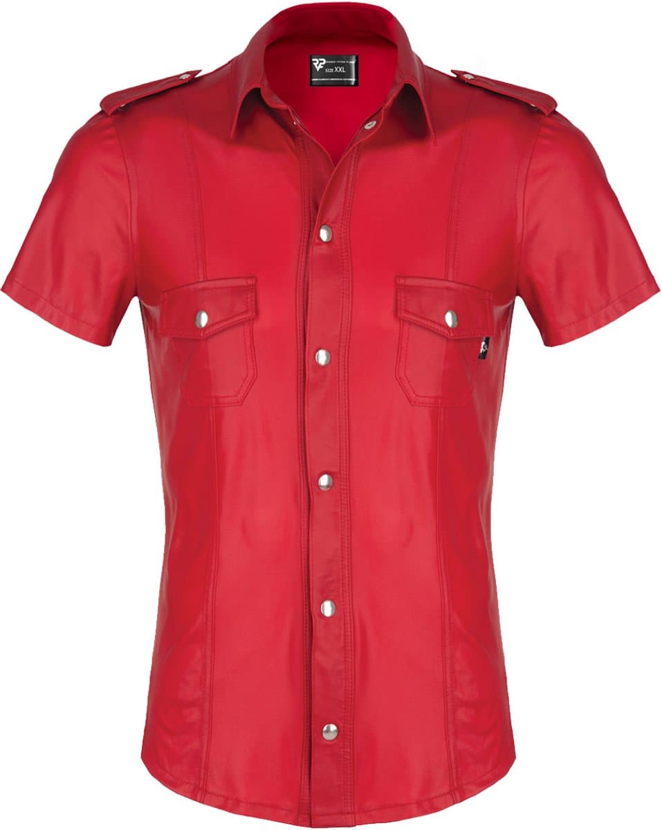 RM Carlo - rood shirt Size S — afbeelding 1