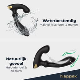 Prostaat Vibrator Mannen - Nappex™ Tambo Prostaat Stimulator - [ Incl. Krachtige Prostaat Thruster ] Vibrerende Buttplug - Anaal Vibrator - Dildo - Erotiek - Anale Speeltjes - Kamasutra - Sex Toys voor Mannen & Koppels - Zwart — thumbnail 7