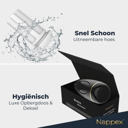 Masturbator voor Man - Nappex™ Branco Automatische Blowjob Simulator [Discreet Verzonden] - 16 Stille Zuig- en Vibratiestanden - Uitneembare Binnenhoes - Pocket Pussy Electrisch - Sex Toys voor Mannen en Koppels - Kunstvagina - Seksspeeltjes - Zwart — thumbnail 3