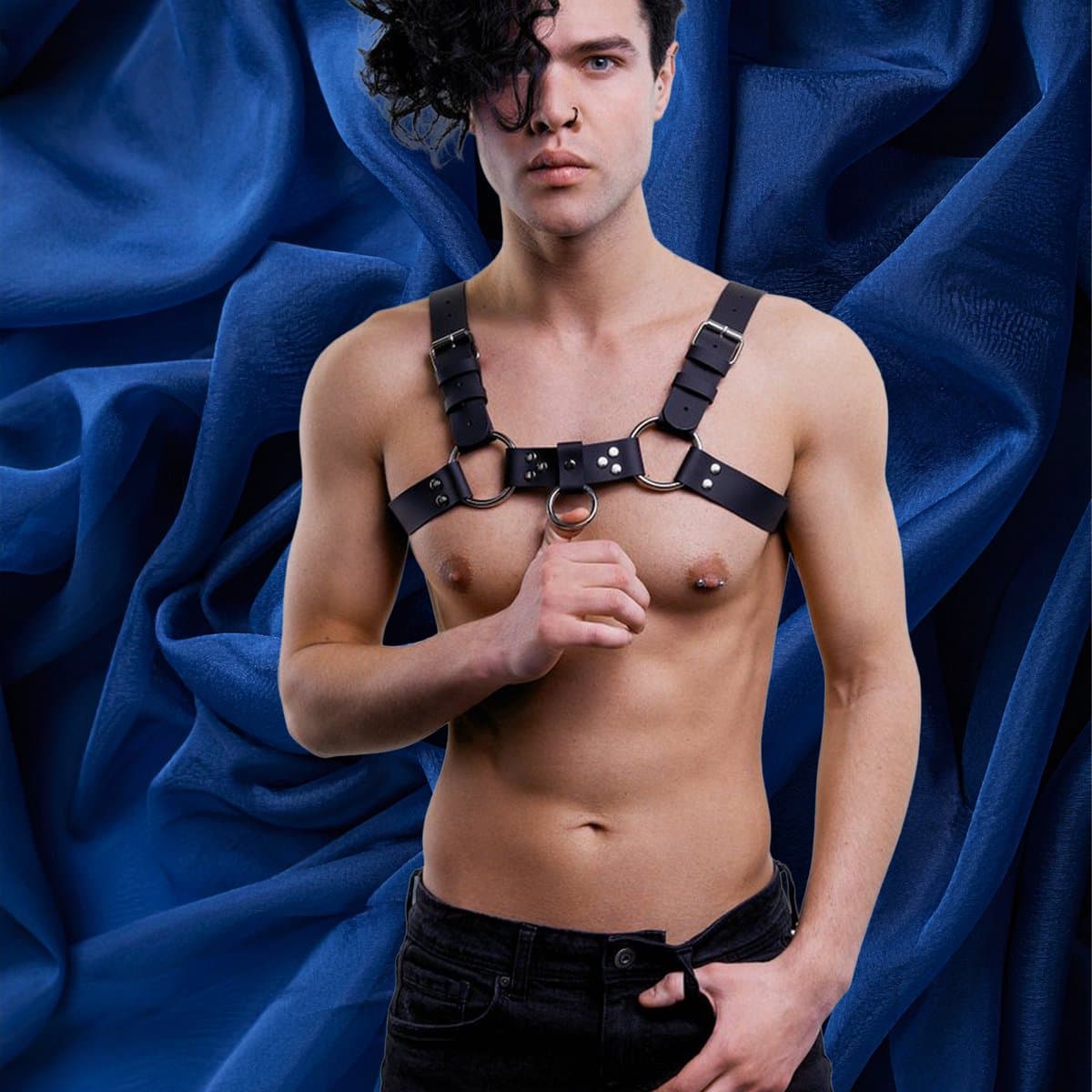 Snapshot - #dungeonboy - Fetish Harnasje voor Heren - Maat S/L - Verstelbaar — afbeelding 1