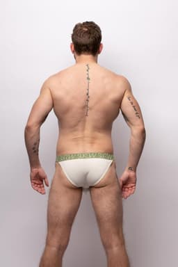 Heren Slip Tanga Ecru - Wit - Comfortabel en Stijlvol Ondergoed — thumbnail 6
