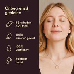 Personal Massager - Magic Wand - Vibrator voor Vrouwen - Krachtige Clitoris Stimulator - 75% Intensere Stimulatie - 20 Standen - Fluisterstil - Sex Toys voor Vrouwen - Seksspeeltjes - Cadeau voor Vrouw - Obsidian Black — thumbnail 4