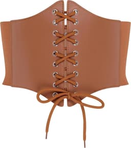 Elastische Corset Riem met Veter voor Halloween en Cosplay - Taille Cincher — thumbnail 1