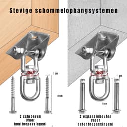 SVN® Sex Schommel - Sex Stoel - Bondage - Zwart - 43cm x 23cm x 11cm — thumbnail 3