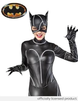 Deluxe Catwoman Kostuum voor Volwassenen met Handschoenen en Masker — thumbnail 5