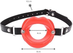 Gag Mond - Mond Spreider - BDSM - Knevel - Orale Seks - Zwart — thumbnail 4