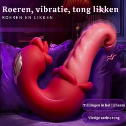 Sex Toys voor Vrouwen Likkende Tong Vibrator - Vibrators voor Vrouwen - Tong Vibrator - Clitoris Zuiger – Diep Waterdicht – Bef Vibrator met 10 Sterke Standen - Siliconen - Discreet Verzonden - Roze — thumbnail 8
