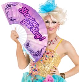 shantay you slay - ventilator - 64 cm - paars — thumbnail 1