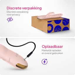 Pure Pleasure® Vibrators voor Vrouwen - 3-in-1 Vibrator met Stootfunctie, Pulsaties & Vibraties – Dildo - Vibrator - Clitoris Stimulator – 10 Stootstanden – 7 Vibratiestanden – Roze – Oplaadbaar & Stil — thumbnail 9