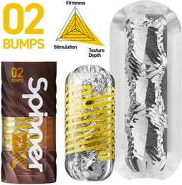 Tenga - Spinner DX02 Bumps - Masturbator — thumbnail 2
