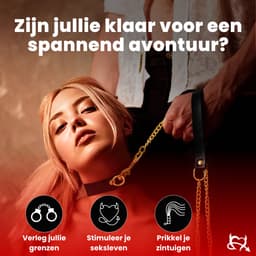 Toys Hub® Premium BDSM Set voor Koppels – Gratis 1 Maand Spannende Luisterverhalen & Ebook BDSM Basics - Hoogwaardig Leer - Bondage – Voor Beginners & Ervaren - Oogmasker – Zweep - BDSM Extreme – Sex Toys voor Koppels - Premium Opbergzak — thumbnail 7