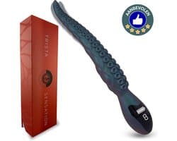 SlipperyHeights® Trista - Tentakel Vibrator - Clitoris en G-Spot Stimulatie - 9 Krachtige Standen - Dildo - Tepel Stimulator - Siliconen Sex Toy voor Vrouwen - LCD Scherm - Holografisch Groen