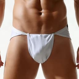 Japanse sumo slip heren - Erotische boxershort - Ondergoed - Sexy - Wit — thumbnail 1