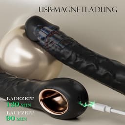 Lzwintrading - Dildo Vibrator Realistisch - Dildo Vibrator voor Vrouwen - Sex Toys voor Vrouwen Koppels - G Spot Vibrator met 10 Vibratie Standen- Clitoris Stimulator - Seksspeeltjes - Erotiek - Dildo XXL - Anale Speeltjes - 22CM — thumbnail 5