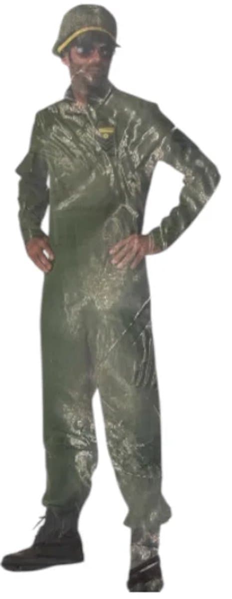 Verleidelijke Luchtmacht Piloten Overal Airpower – Erotische Jumpsuit met Pet – Maat M — afbeelding 1