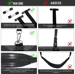 Sex Schommel - Sex Swing Extra Stevig – Seksschommel – Seksspeeltjes voor Koppel – Seks Schommel BDSM – Erotiek Toys - Sex Sling – Love Swing – Discreet Verpakt – Zwart — thumbnail 2