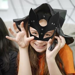 Solidchoice - Catwoman Masker van PU Leer voor Halloween en Feestjes — thumbnail 5