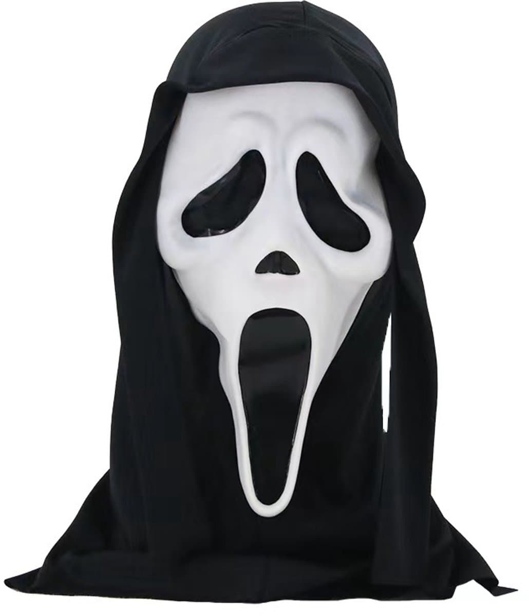 Halloween masker - Horror Spook Gezichtsmasker - Carnavalskostuum - Maskerademasker - Maskeradekostuum - Eng en Realistisch - Horror Siliconen Masker - Feestkostuum Hoofddeksel - Volwassen Masker voor Halloween - Zwart — afbeelding 1