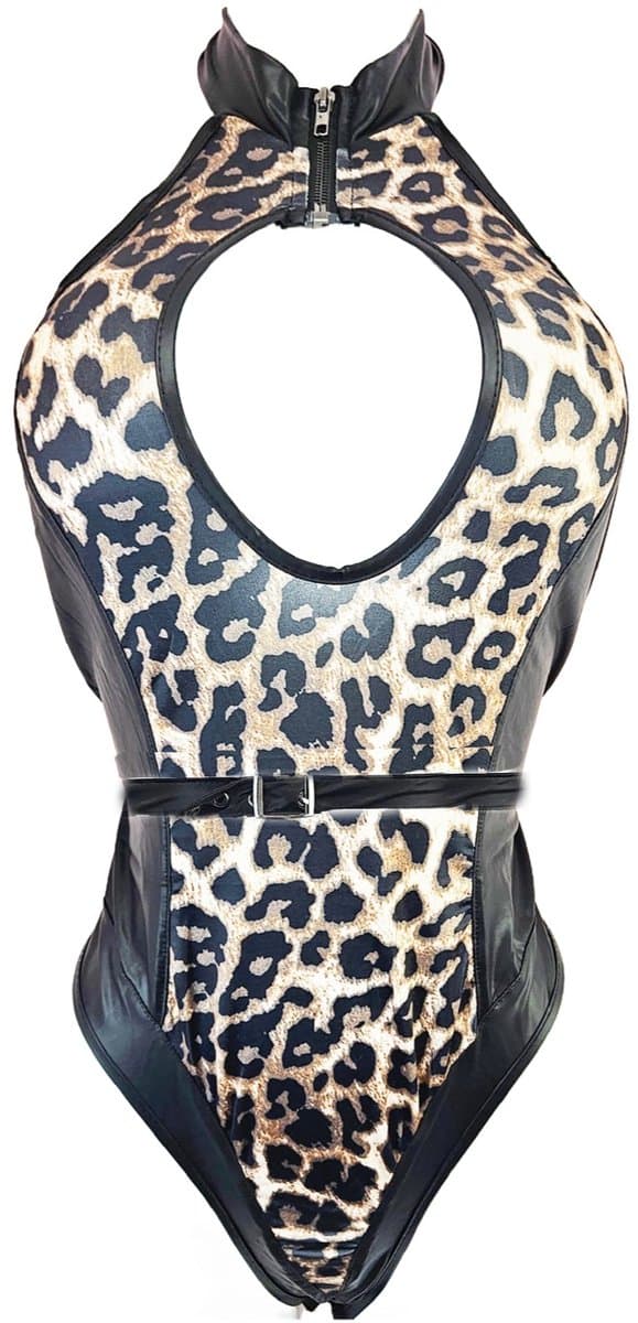 Jumpsuit - Maat onesize - Panterprint pak Sexy body — afbeelding 1