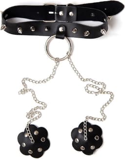 Nooitmeersaai - Halsband met tepelklemmen — thumbnail 2