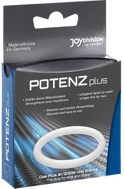 JOYDIVISION POTENZplus Transparant Maat S Penisring van medische siliconen, potentiering, seksspeeltjes — thumbnail 4
