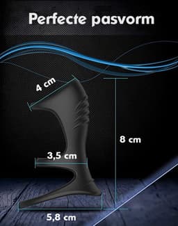 Quick Relief G-Spot Teaser™ - Cockring - Penis Sleeve - G-Spot - Penissleeve - Seksspeeltje voor Koppels - Sex Toy voor Mannen & Vrouwen - 4 cm - Zwart — thumbnail 5