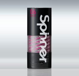 Tenga - Spinner 06 Brick Masturbator - Transparant/Paars — thumbnail 14
