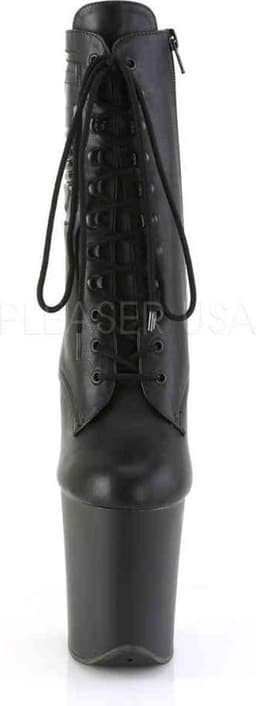 Pleaser - FLAMINGO-1020PK Plateau Laarzen, Paaldans schoenen - Paaldans schoenen - 42 Shoes - Zwart — thumbnail 2