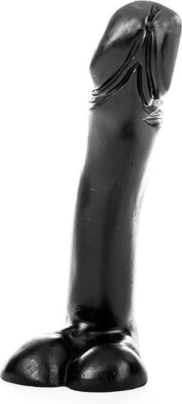 All Black Realistische Dildo - zwart — thumbnail 5