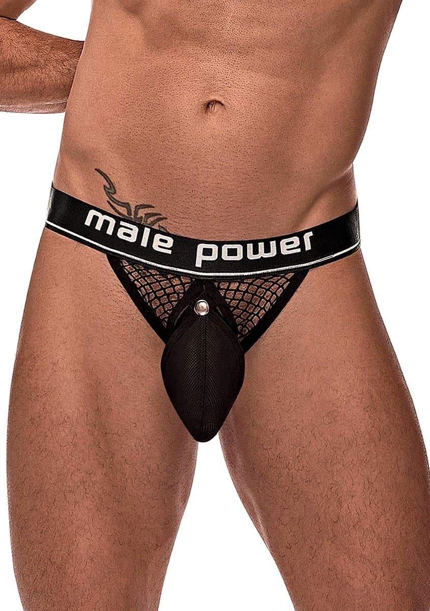 Cock Ring Jock - Black - L/XL — afbeelding 1