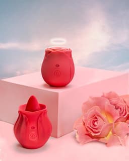 Erodit® Oral Pleasure cadeau geschenkset- 2 Vibrators voor vrouwen - Zuig vibrators voor vrouwen- Tong vibrator- Lik vibrator voor clitoris- verschillende modes– Cadeau voor Vrouw- Erotiek- Seksspeeltjes voor vrouwen — thumbnail 1