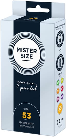 MISTER SIZE 53 Ultra Dunne M condooms (10 pack) — thumbnail 6