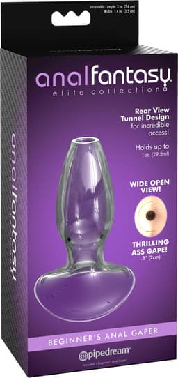 Pipedream - Beginners Anal Gaper - Anal Toys Buttplugs Transparant — thumbnail 4