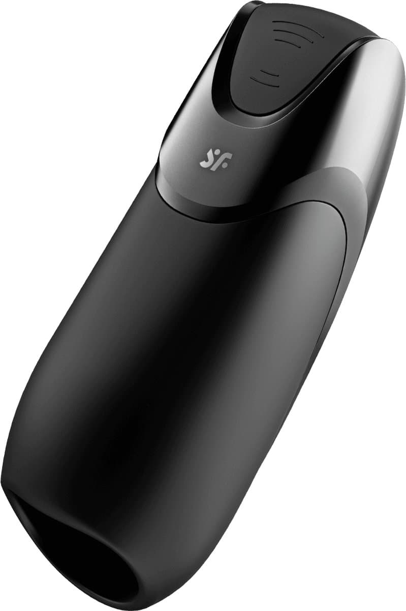Satisfyer, Bluetooth masturbator, Men Vibration+, 14 cm, met app-bediening, gemaakt van siliconen — afbeelding 1