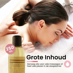 Sther Premium Massageolie - Vanille - 250ml - Natuurlijk Glijmiddel op Oliebasis - Met Avocado-olie - Langdurig Glijvermogen — thumbnail 3