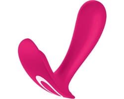 Satisfyer, draagbare Bluetooth vibrator, Top Secret, 11 cm, met app, draagbare vibrator