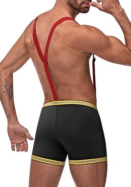 Male Power Hose Me Down Kostuum - L/XL black L/XL — thumbnail 3