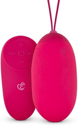 EasyToys - XL Vibratie Ei met Afstandsbediening - Bekkenbodemtrainer - Vibrerende Eieren - Vibrators voor Vrouwen - Sex Toys voor Vrouwen - Vibrators - Koppel Vibrator - Vibrerend Ei met Afstandsbediening - Roze — thumbnail 1