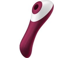 Satisfyer, drukgolfvibrator en vibrator, Dual Crush, 2:1 vibrator + drukgolfspeelgoed, 2 motoren, aan beide zijden te gebruiken
