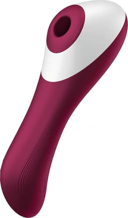Satisfyer, drukgolfvibrator en vibrator, Dual Crush, 2:1 vibrator + drukgolfspeelgoed, 2 motoren, aan beide zijden te gebruiken — thumbnail 1