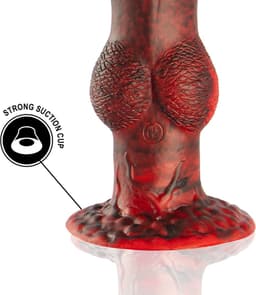 EPIC - PROMETHEUS DILDO TITAN IN VLAMMEN OPLAADBARE AFSTANDSBEDIENING | FANTASY DILDO | XXL DILDO | ALIEN DILDO | VIBRATOR | DILDO VIBRATOR | SEKSSPEELTJES VOOR VROUW | SEKSSPEELTJES VOOR KOPPELS — thumbnail 4