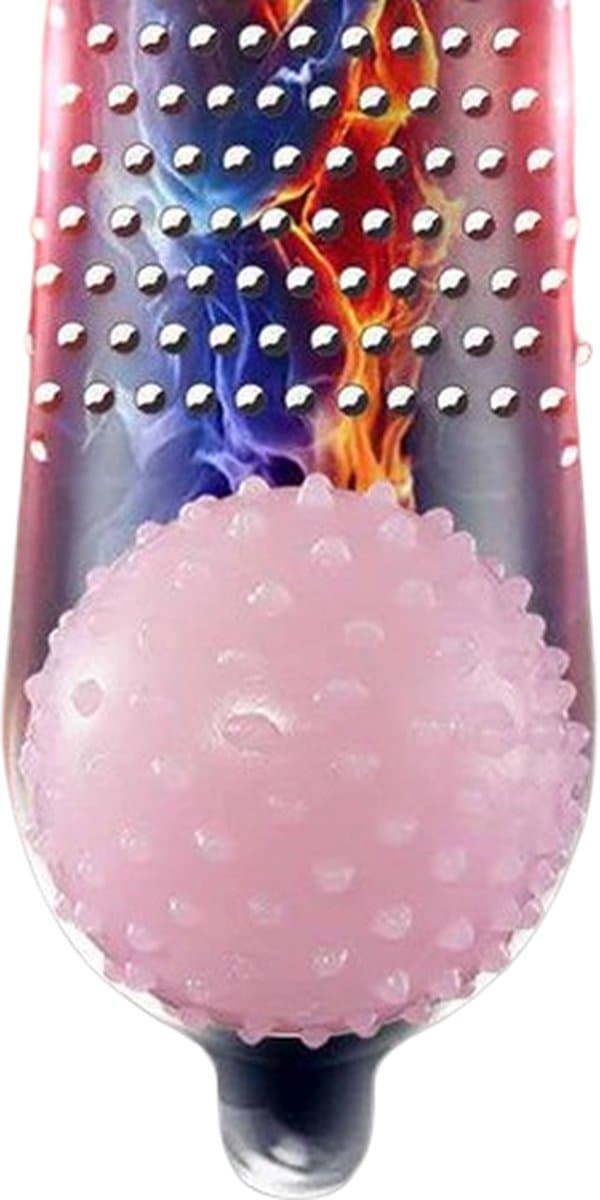 Condoom vibrator bal - Verlengde penis - Masturbator - Man en vrouw — afbeelding 1